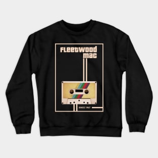 Fleetwood Mac Music Retro Cassette Tape Crewneck Sweatshirt